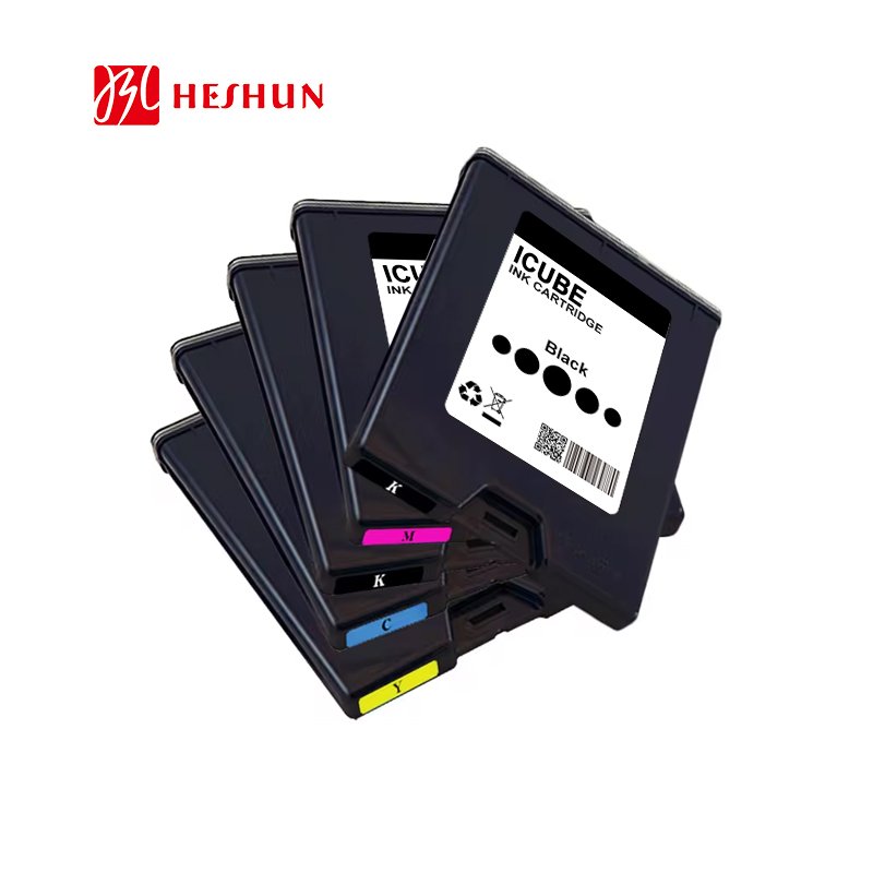 HESHUN High Quality ICUBE 1 series Ink Cartridge with chips Compatible for Printing innovation icube icube1 icube2 icube3 memjet