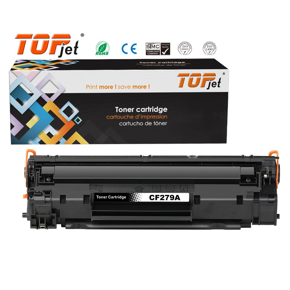 Topjet CF279A CF279 279A 79A Premium Black Laser Toner Cartridge Compatible For HP LaserJet Pro M12 M12a M12w Printer