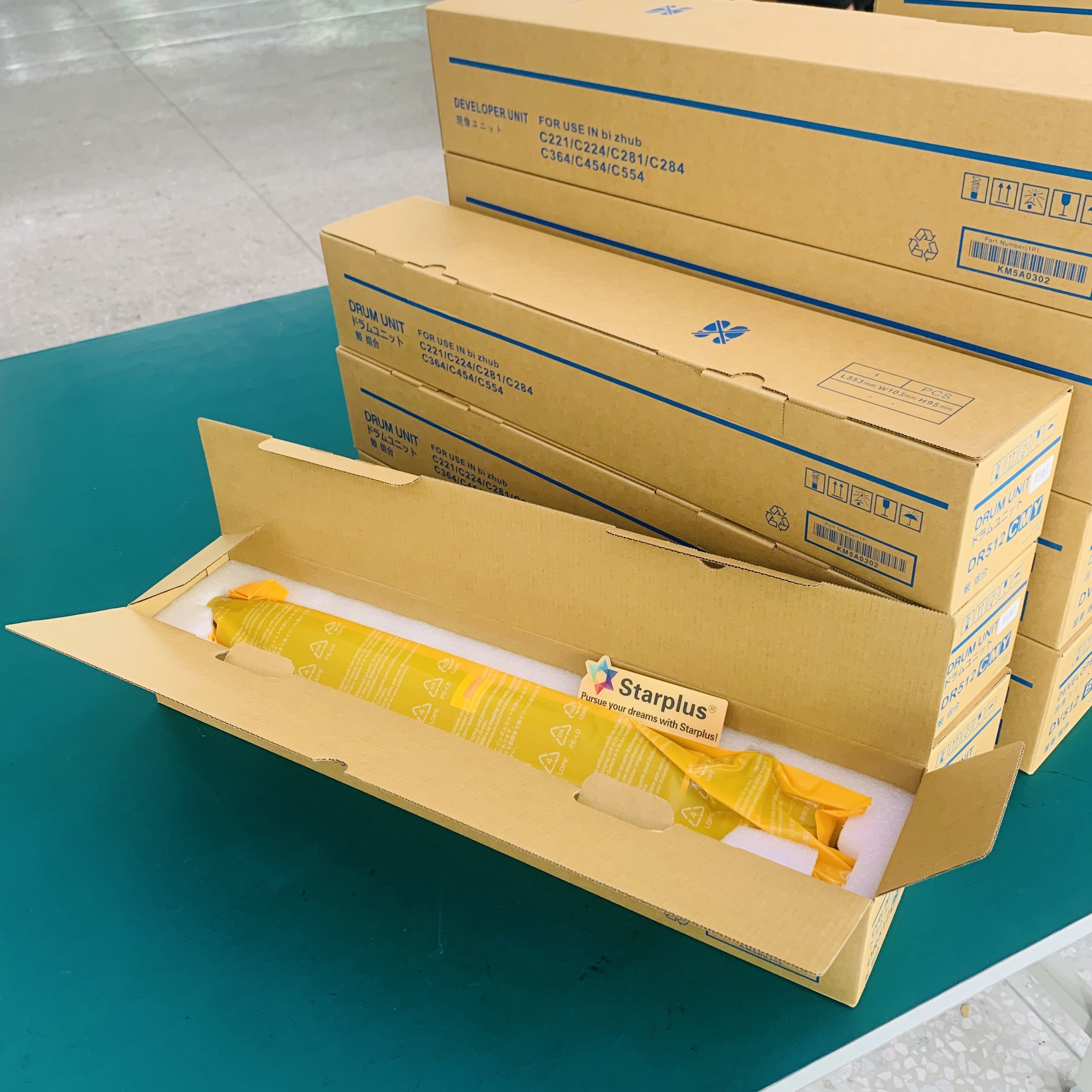 Long life DR512 Drum Unit cartridge for Konica Minolta Bizhub C221 C221S C284 C364 C454 C554 C281 C224e C284e C364e C454e copier