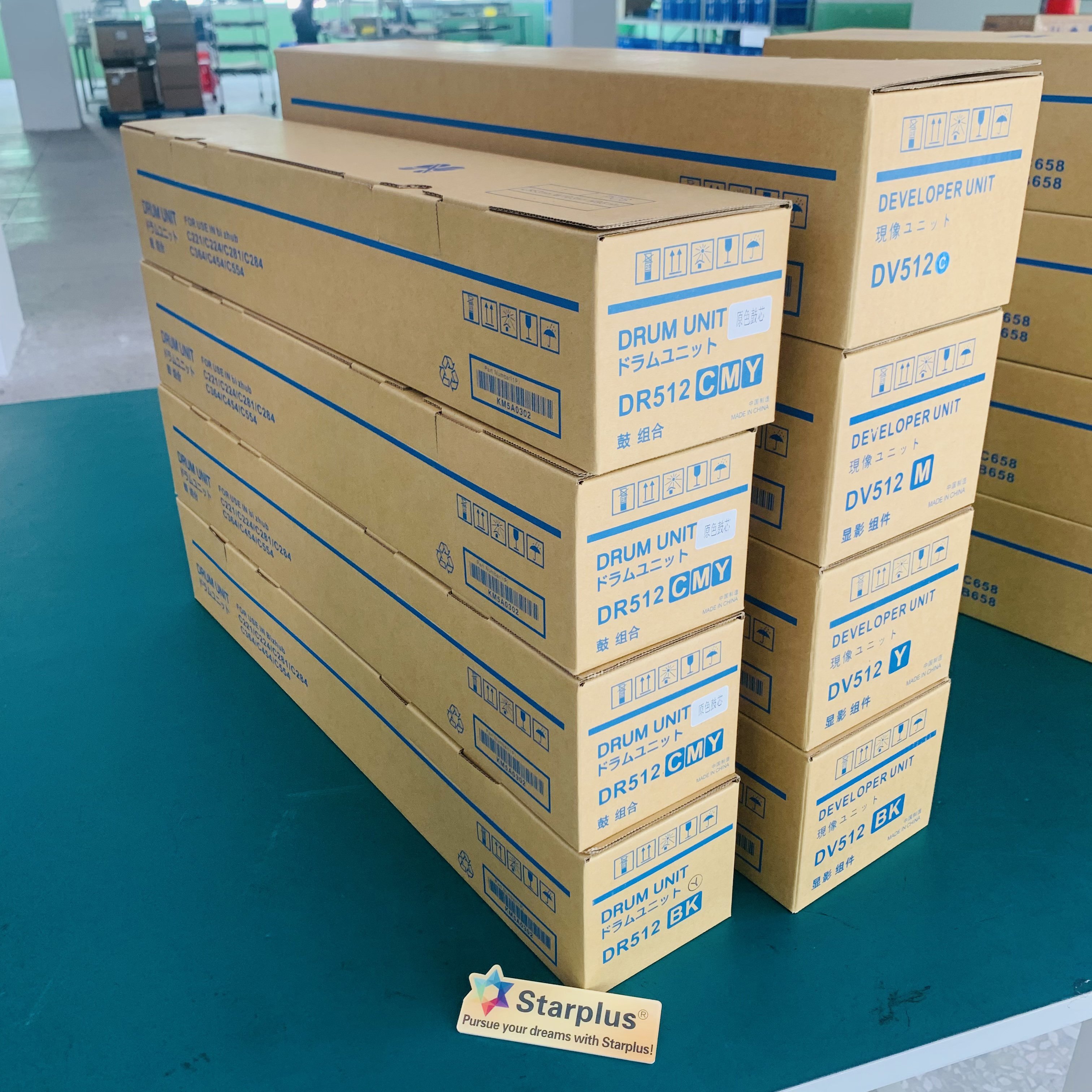 Long life DR512 Drum Unit cartridge for Konica Minolta Bizhub C221 C221S C284 C364 C454 C554 C281 C224e C284e C364e C454e copier