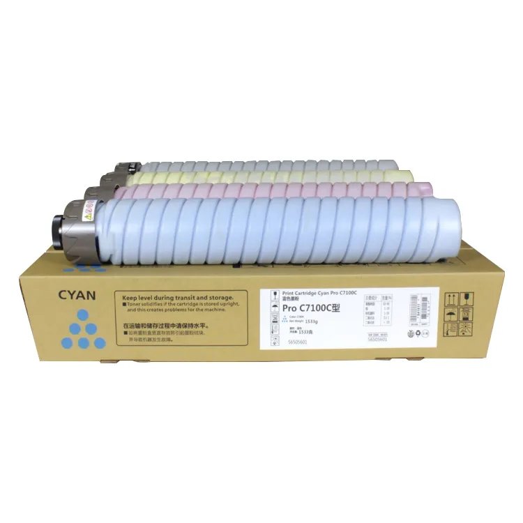 Factory Wholesale Compatible Toner Cartridge C7100 for Ricoh PRO C7100 C7110 7100 C9100 C9110 C7100 Toner Cartridge