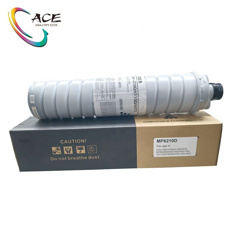 ACE Color Compatible 6210D Toner Cartridges Aficio 1060 1075 2051 2060 2075 MP5500 For Ricoh