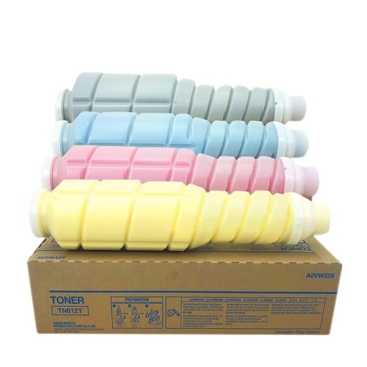 High Quality Konicas Minoltas Toner Cartridges TN610 Compatible For Konicas Bizhub C5500 6500 Minoltas Color Toner Cartridge