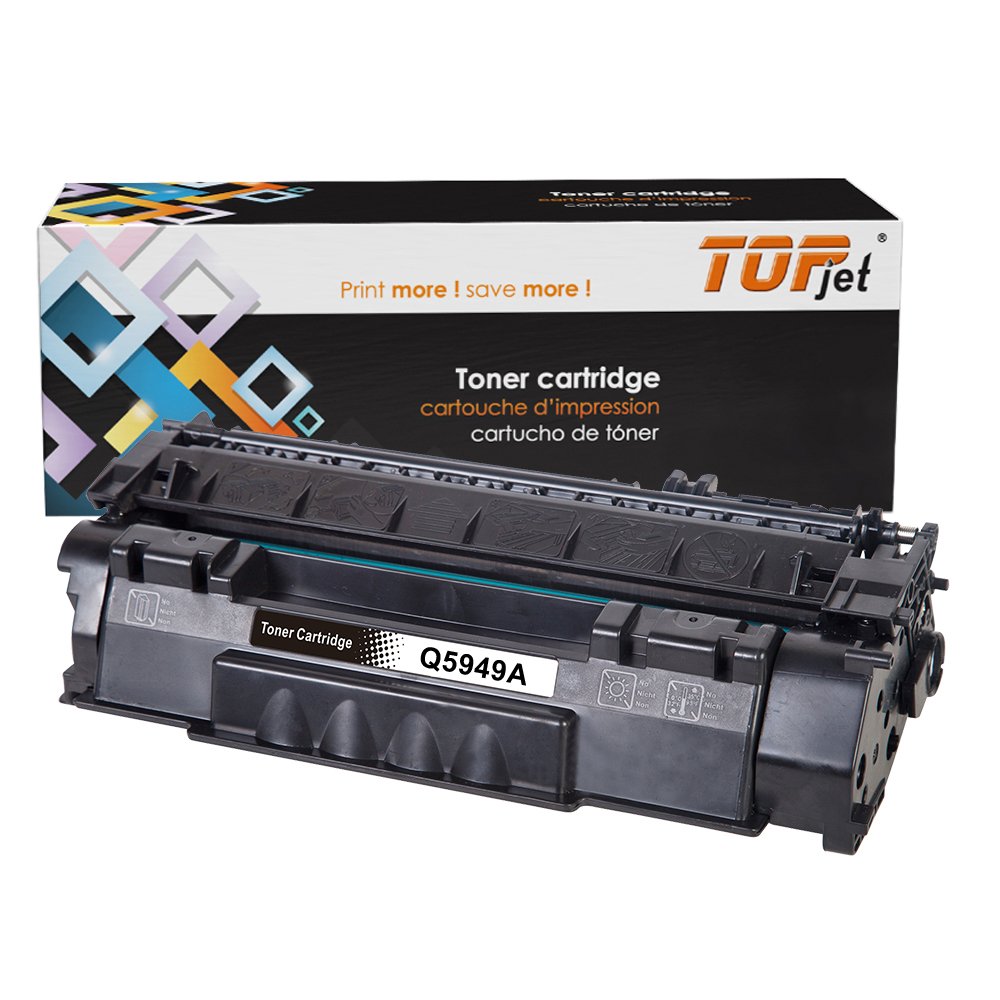 Topjet Q5949A Q5949 5949A 49A Black Toner Cartridge Compatible For HP Laser Jet 1160 1160le 1320 1320N Laser Printer