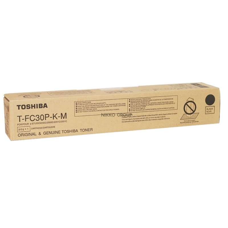 Original T-FC30P Black Toner Cartridge e-Studio 2050c/2051c/2550c/2551c e-Studio 2050c/2051c TFC30P-K-M