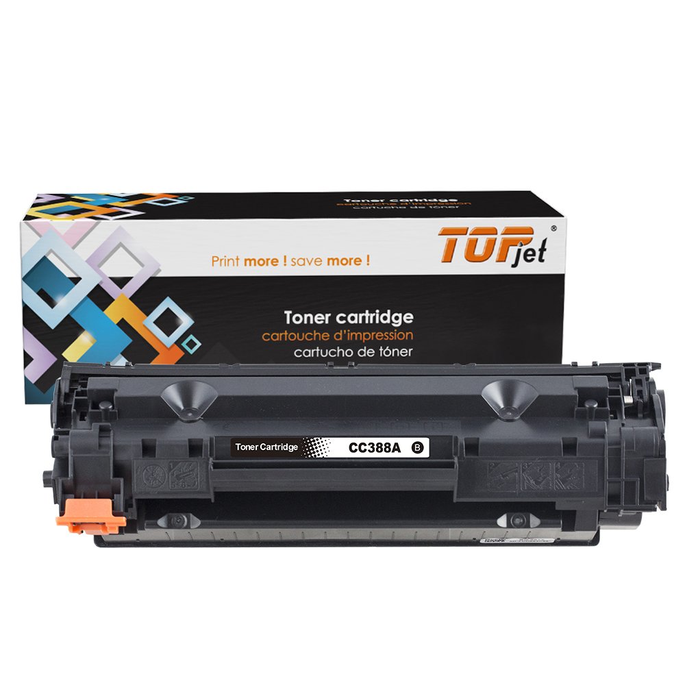 Topjet Wholesale Premium CC388A C388A 388A 388 88A Black Toner Cartridge Compatible For LaserJet P1007 P1008 P1106 P1108 Printer