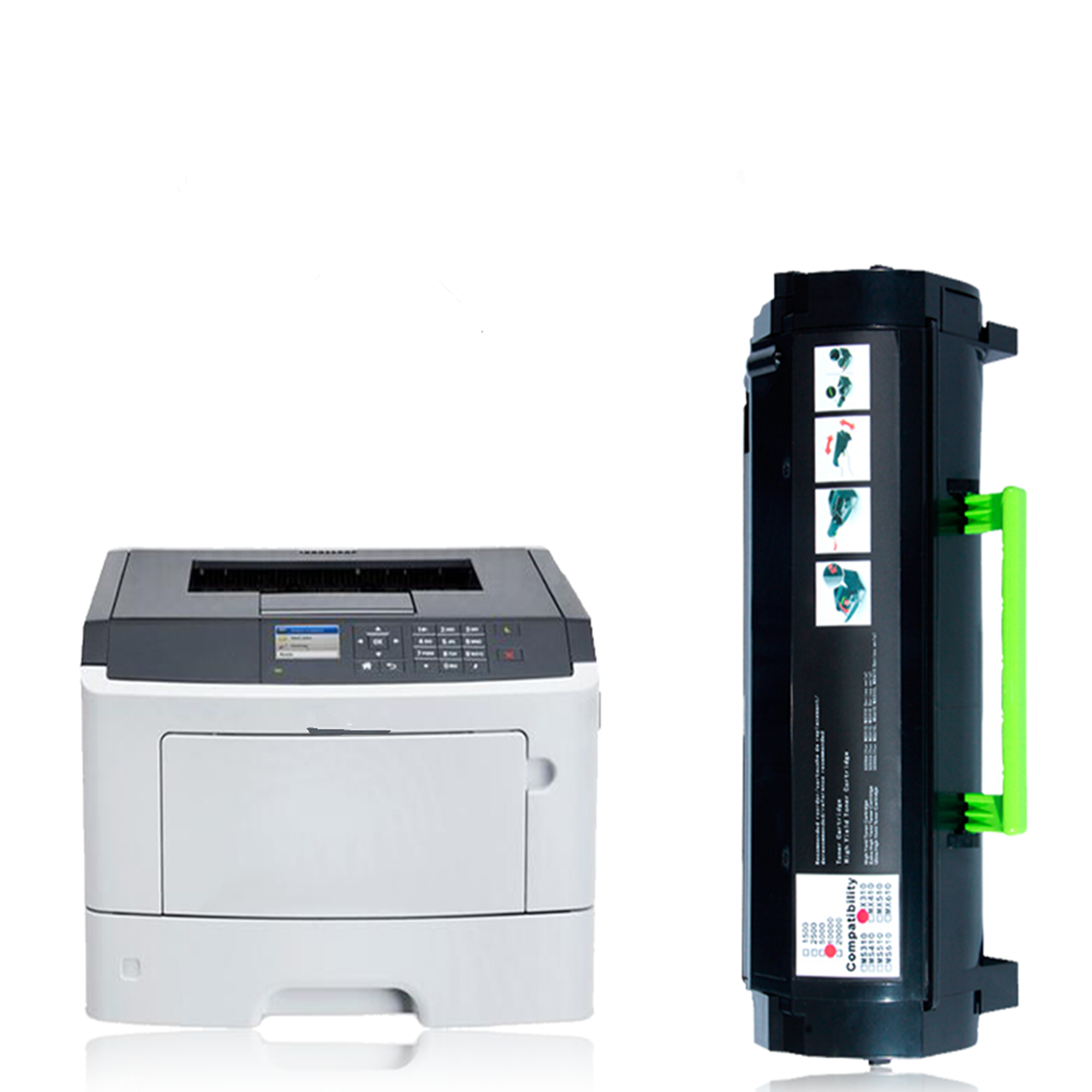HITEK High quality Compatible Lexmark 24B6213 Black Laser Toner Cartridge For XM1140 M1140 1140 Printer