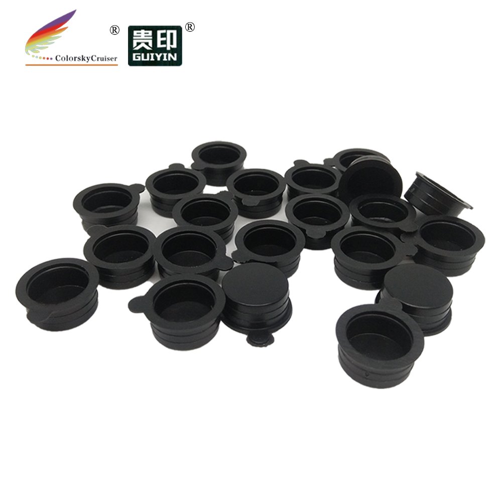 (ACC-CAP14) 14mm diameter plastic toner cartridge hopper cap cover for samsung for brother for HP for canon for dell 100pcs/lot