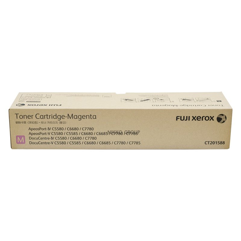 Original ApeosPort-IV C5580 6680 7780 Toner Cartridges Black Cyan Magenta Yellow CT201586 CT201587 CT201588 CT201589