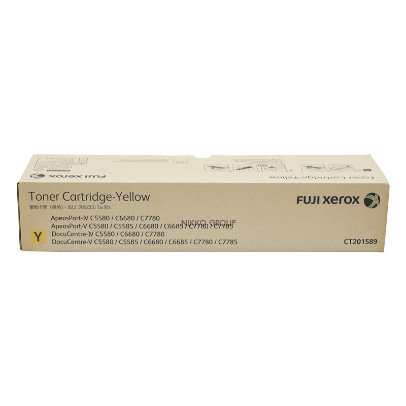 Original ApeosPort-IV C5580 6680 7780 Toner Cartridges Black Cyan Magenta Yellow CT201586 CT201587 CT201588 CT201589