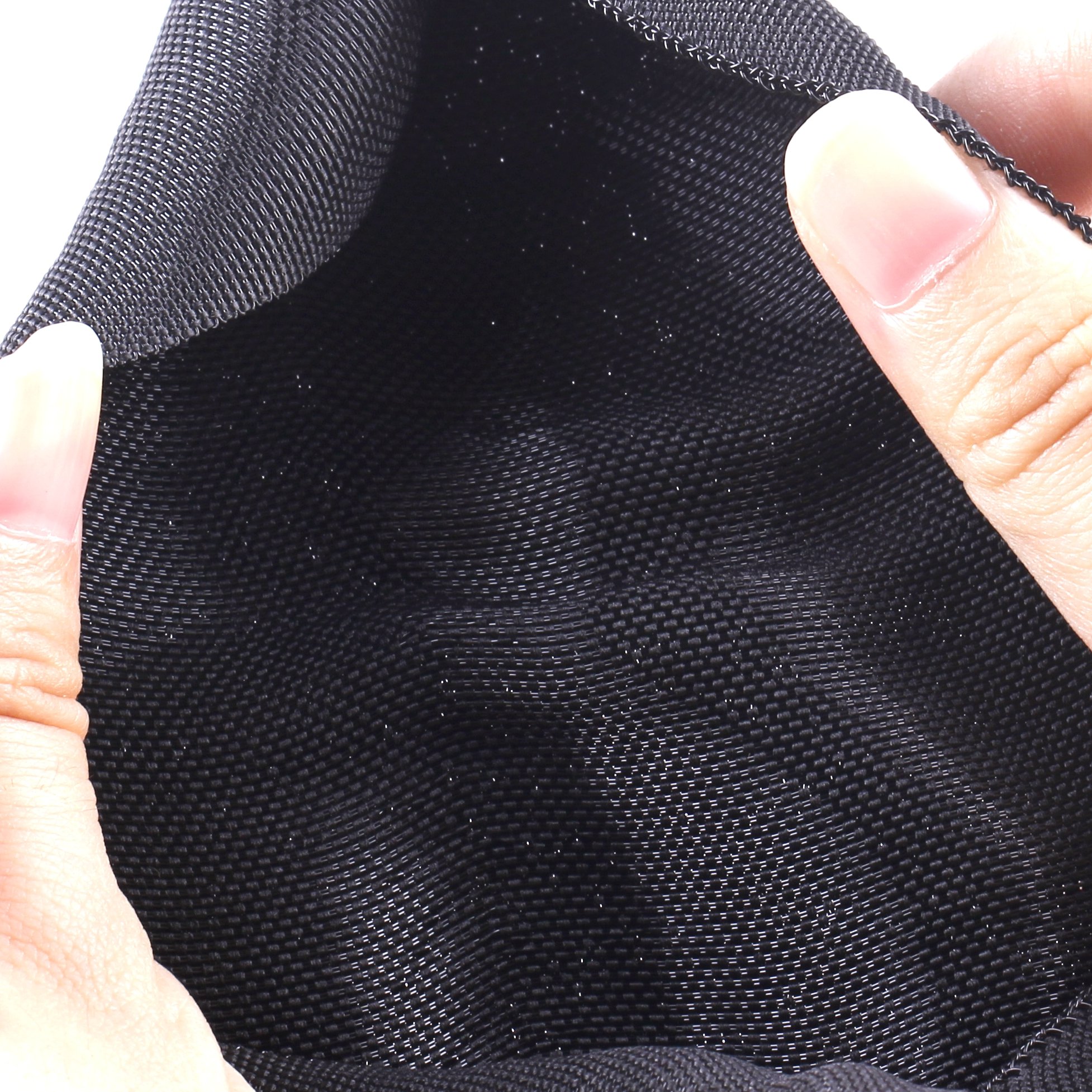 50.8mm black Self-Wrapping Split Braided Sleeve for Wire Cord Hider Cover Organizer