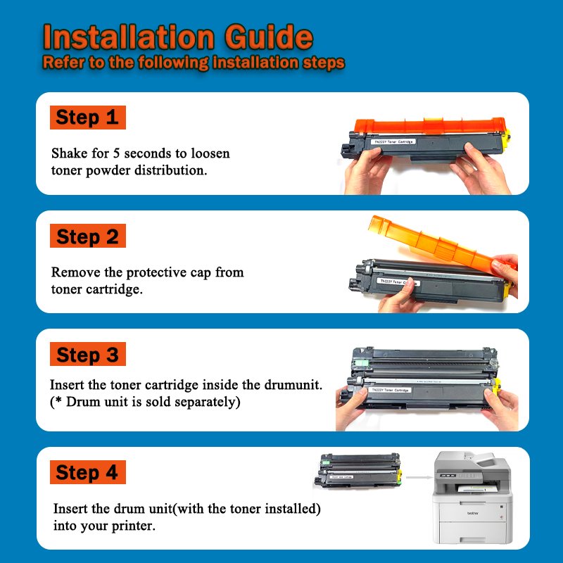 DR-213/223/233/243/253/263/273/283/293 drum unit kits suit for brother MFC-L3750CDW, MFC-L3770CDW printer