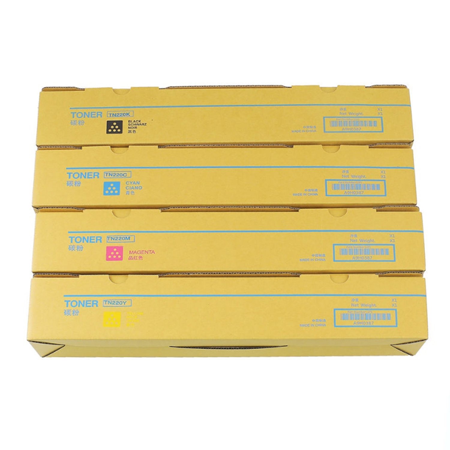 Genuine Compatible TN223 TN224 Konica Toner For Konica Minolta C226 C256 C266 C7222 C7226 Copier Color Toner Cartridge