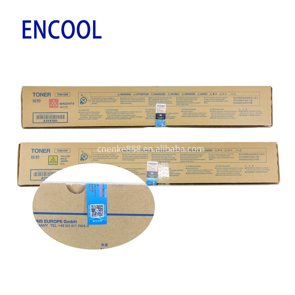 Original Konica Minolta TN619Toner Cartridge A3VX180 A3VX280 A3VX380 A3VX480 Bizhub C1060 c1070 C2070 c3070 c4070 TN 619