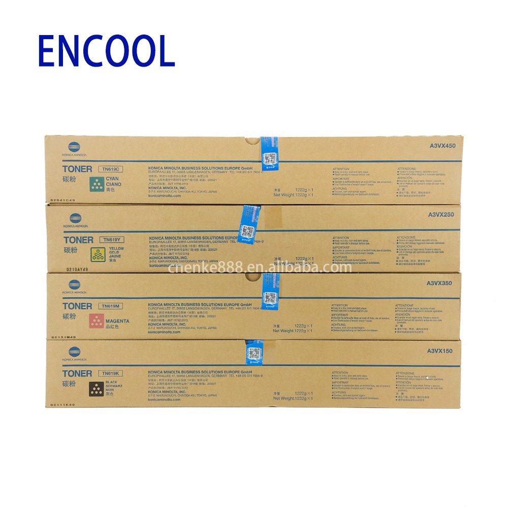 Original Konica Minolta TN619Toner Cartridge A3VX180 A3VX280 A3VX380 A3VX480 Bizhub C1060 c1070 C2070 c3070 c4070 TN 619