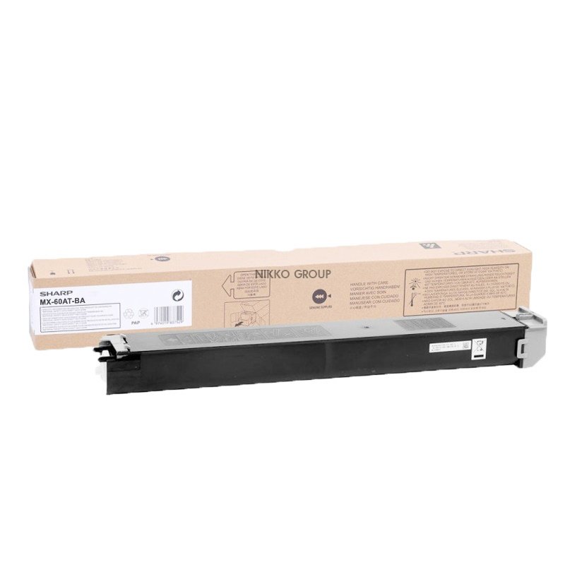 Original Sharp Compatible MX-61ATCA and MX-60ATCA Cyan Toner Cartridges