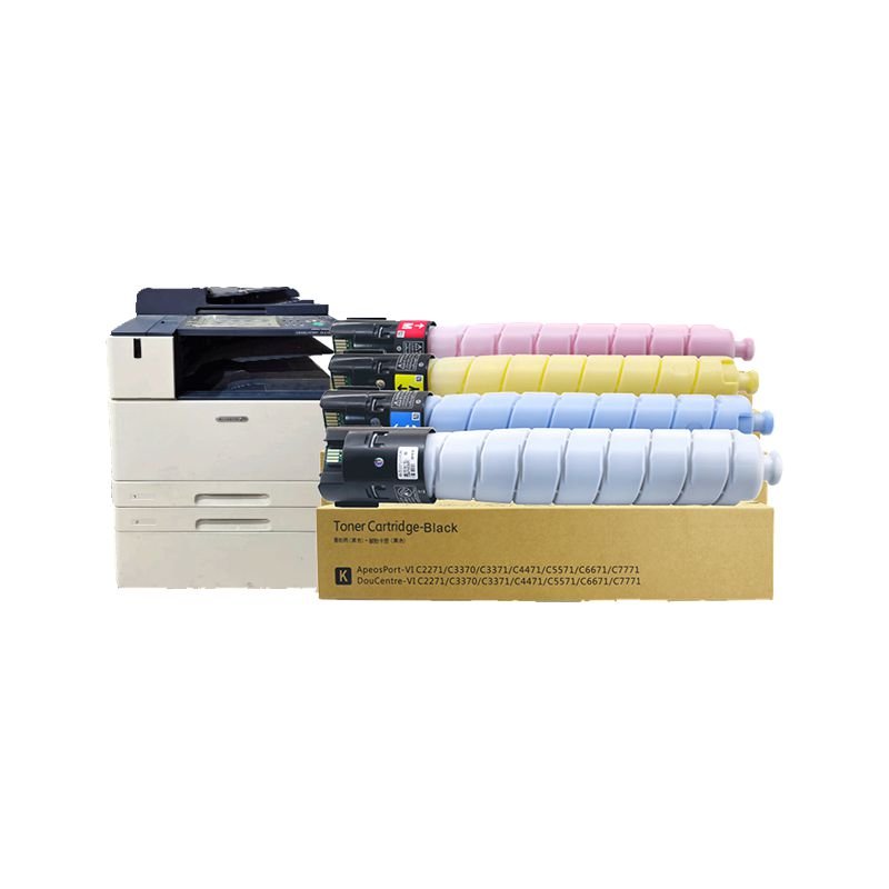 High Yield Compatible Toner Cartridge Replacement for Xerox VI C3370 for Xerox DocuCentre-VI C2271 C3370 C3371 C4471 Toner Print