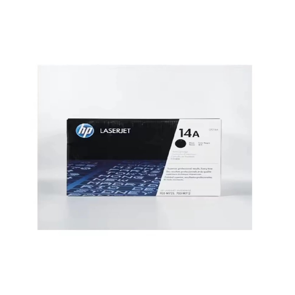 HP Premium LaserJet Toner Cartridge CF214A 14A Black 10K Pages Original Standard Capacity Cartridge for Premium Printers