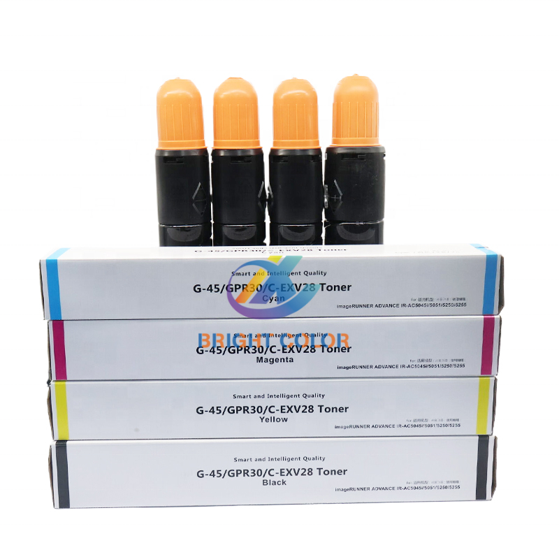 High Page Yield Sales Ace Hot Selling Color Toner Cartridge NPG45 GPR30 CEXV28 For Canon IR ADV C5051 C5045 C5250 C5255 Spare