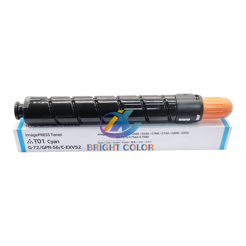Good Quality GPR56 CEXV52 Popular Color Toner Cartridge Compatible For Canon IR ADV C7565 7570 7580 DX C7765 7770 7780 Copier
