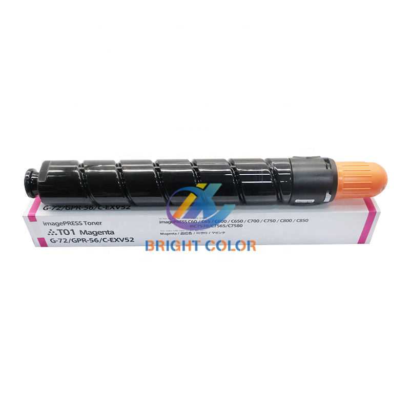 Good Quality GPR56 CEXV52 Popular Color Toner Cartridge Compatible For Canon IR ADV C7565 7570 7580 DX C7765 7770 7780 Copier