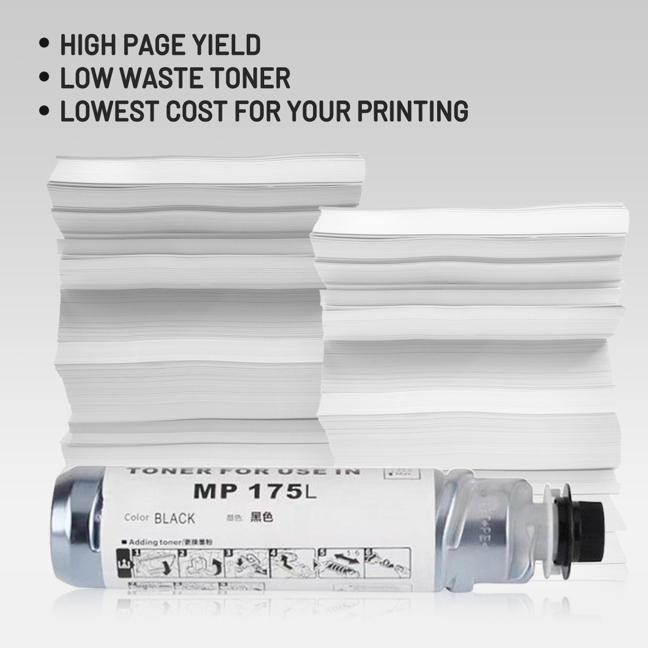 Genuine Compatible Ricoh 1270D Toner Replace For Ricoh Aficio 1515 1515MF MP161 171 201 MP175L Copier Toner Cartridge