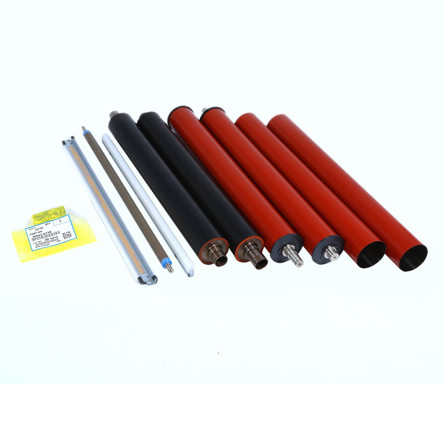 Ricoh MPC5501 Sponge Roller Drum Lubricator Bar Feed Rollers cleaning blade PCR Fuser film sleeve Pressure roller