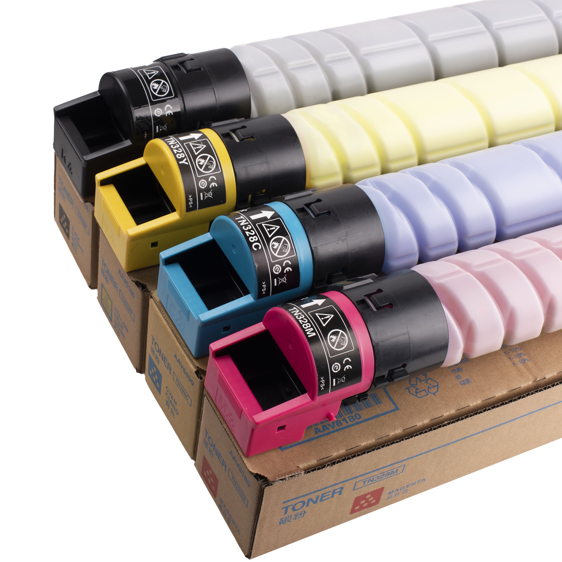Tn321 Tn216 Tn 324 Tn512 Tn328 Tn324 Tn Copier Toner Cartridge For Konica Minolta Bizhub C224 C364 C284 C554 C454 Color Toner
