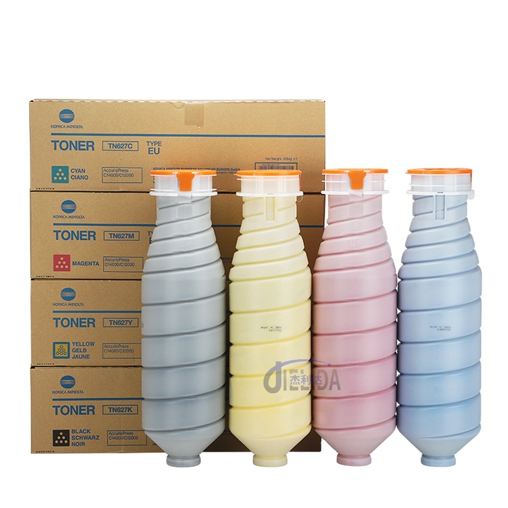 Original Konica Minolta Toner Cartridges Tn627 for use in Bizhub C1060 C1070 C12000 C14000 EU version