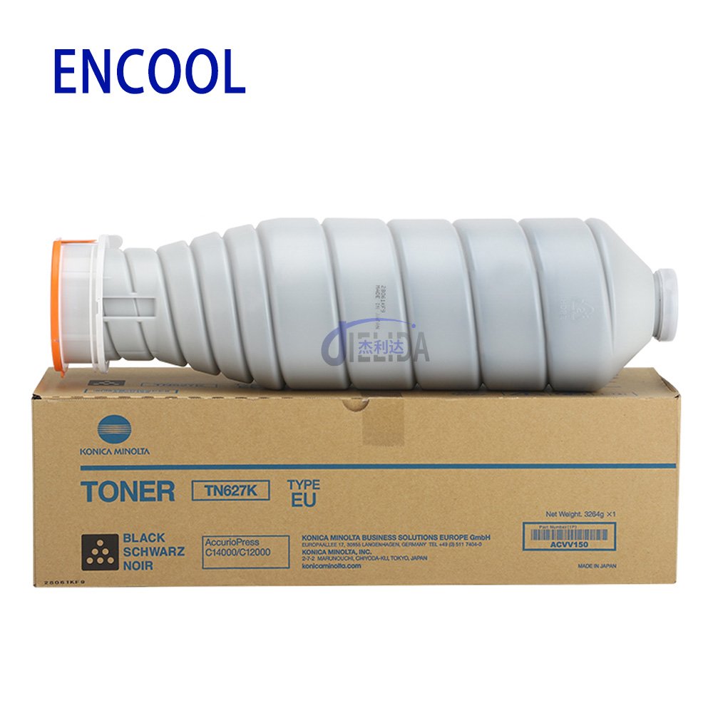 Original Konica Minolta Toner Cartridges Tn627 for use in Bizhub C1060 C1070 C12000 C14000 EU version