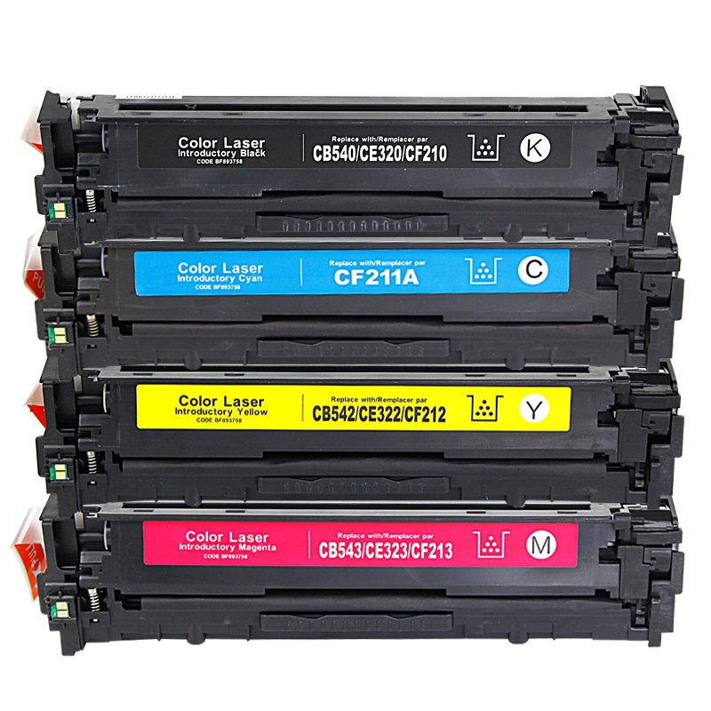 High quality toner cartridges compatible for HP 131a 125a 128a cp1215 canon 331 7100 1312 cb540a mf8050 ce320a/321a/322a/323a