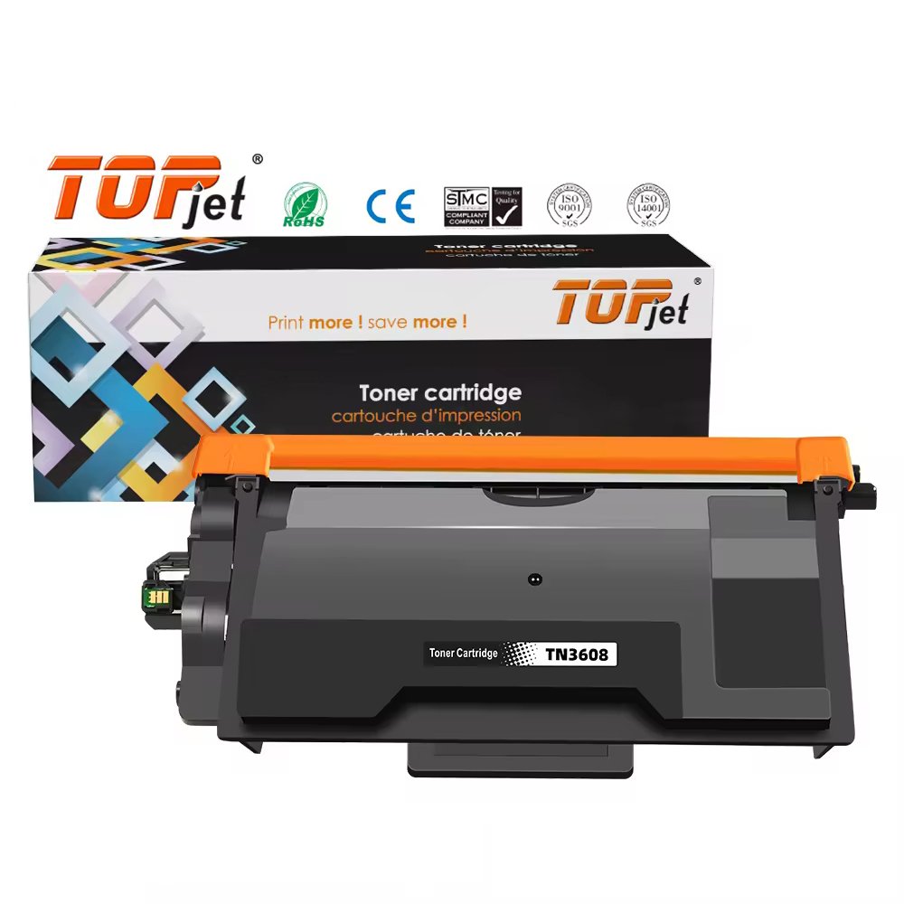 Topjet TN3608 TN3618 TN3608XL TN3608XXL laser Toner Cartridge Compatible For Brother HL L5210DN HL-L5210DW L6210DW L6210DW