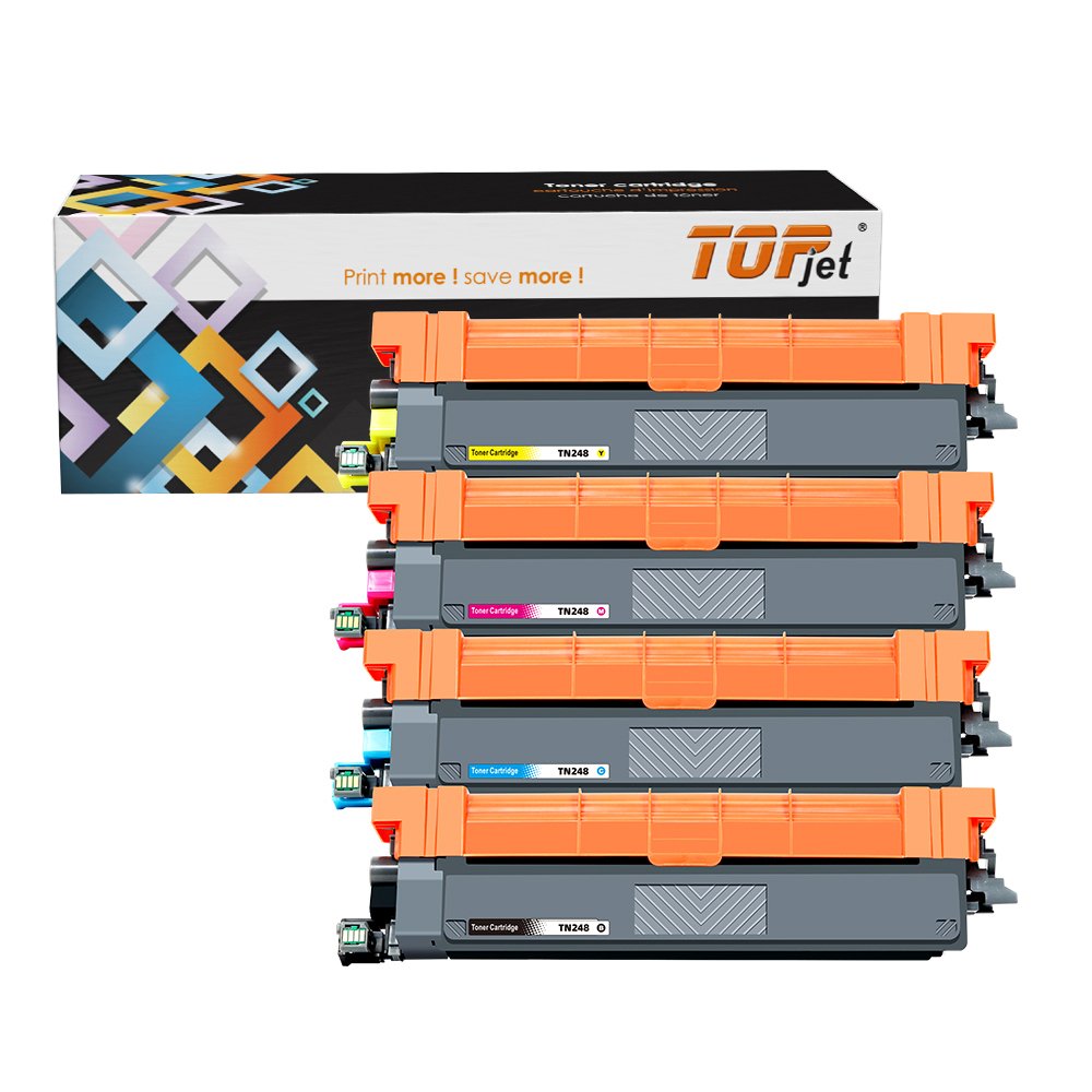 Topjet TN248XL TN 248 TN-248XL Compatible Color Toner Cartridge For Brother HL L3215CW L3220CW DCP L3515CDW L3740CDW Printer