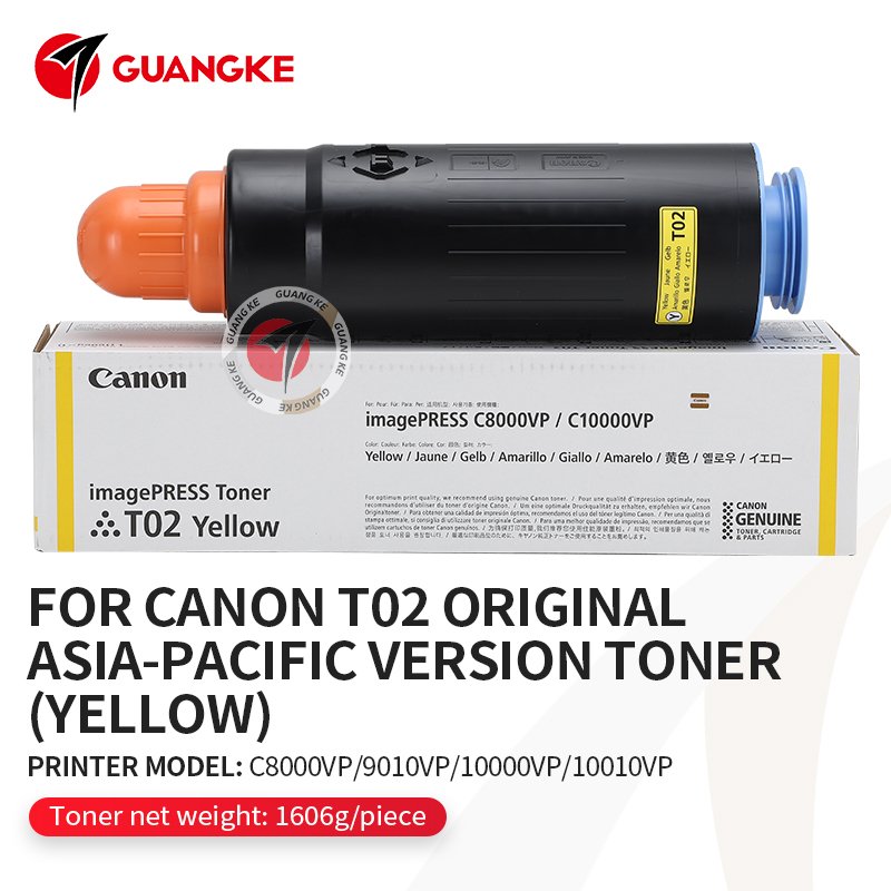 Original Asia Pacific Version Toner For Canon C8000VP 9010VP 10000VP 10010VP T02 Toner Cartridge