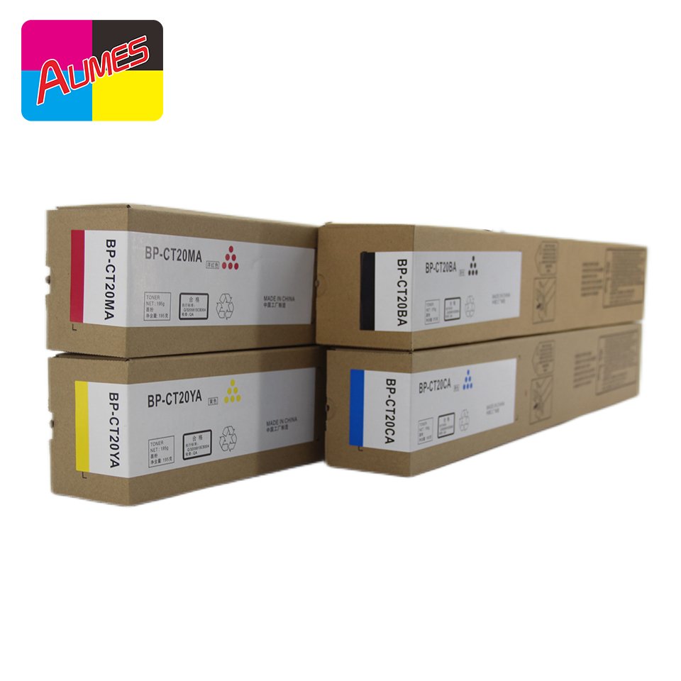 Wholesale BP-CT20 BP-AT20 BP-FT20 Color Toner Cartridge For Sharp BP-C2521R C2021R C2021X Copier Chemical Toner