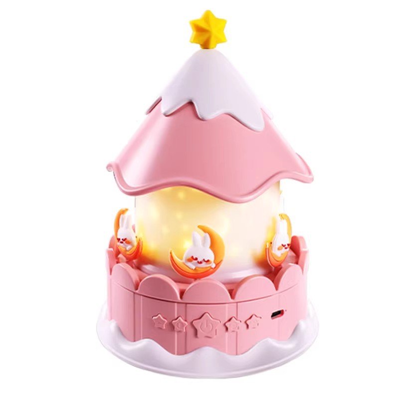 Hot Selling Star Sky Projector Night Light Decoration Rotary Kindergarten LED Baby Light Children's Bedroom Music