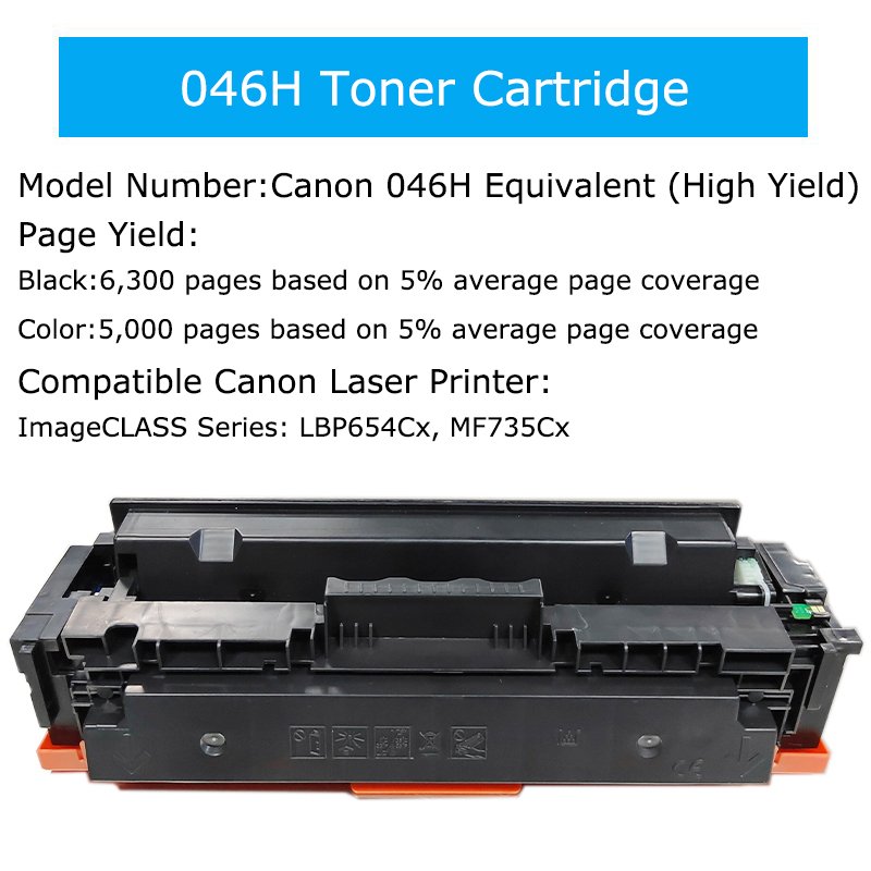 Compatible Canon 046H Laser Toner Cartridge For LBP226dw LBP228x MF449x LBP223 226 227 228 MF443 445 446 448