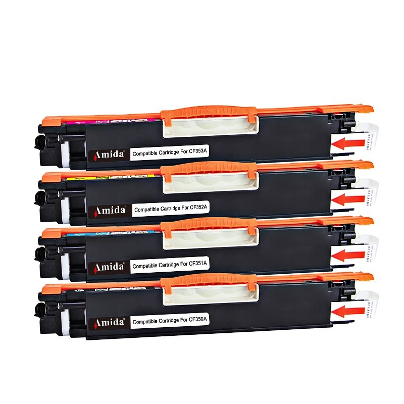 Amida Compatible Color CF350A CF351A CF352A CF353A Toner Cartridge for MFP M176N Printer CF350A