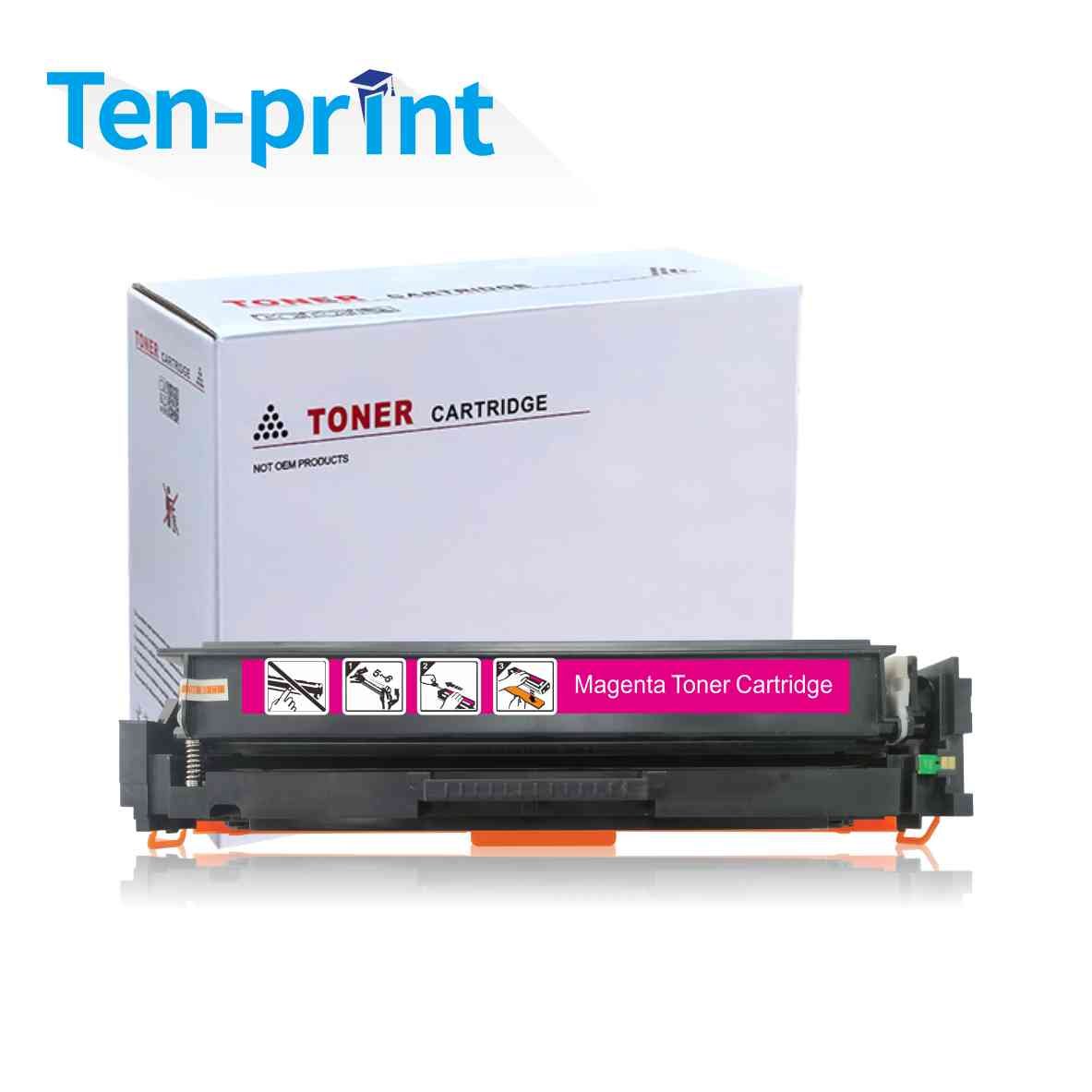 Ten-print Compatible Universal CF500A CF400A CRG045 CRG054 Color Toner Cartridge For HP & Canon
