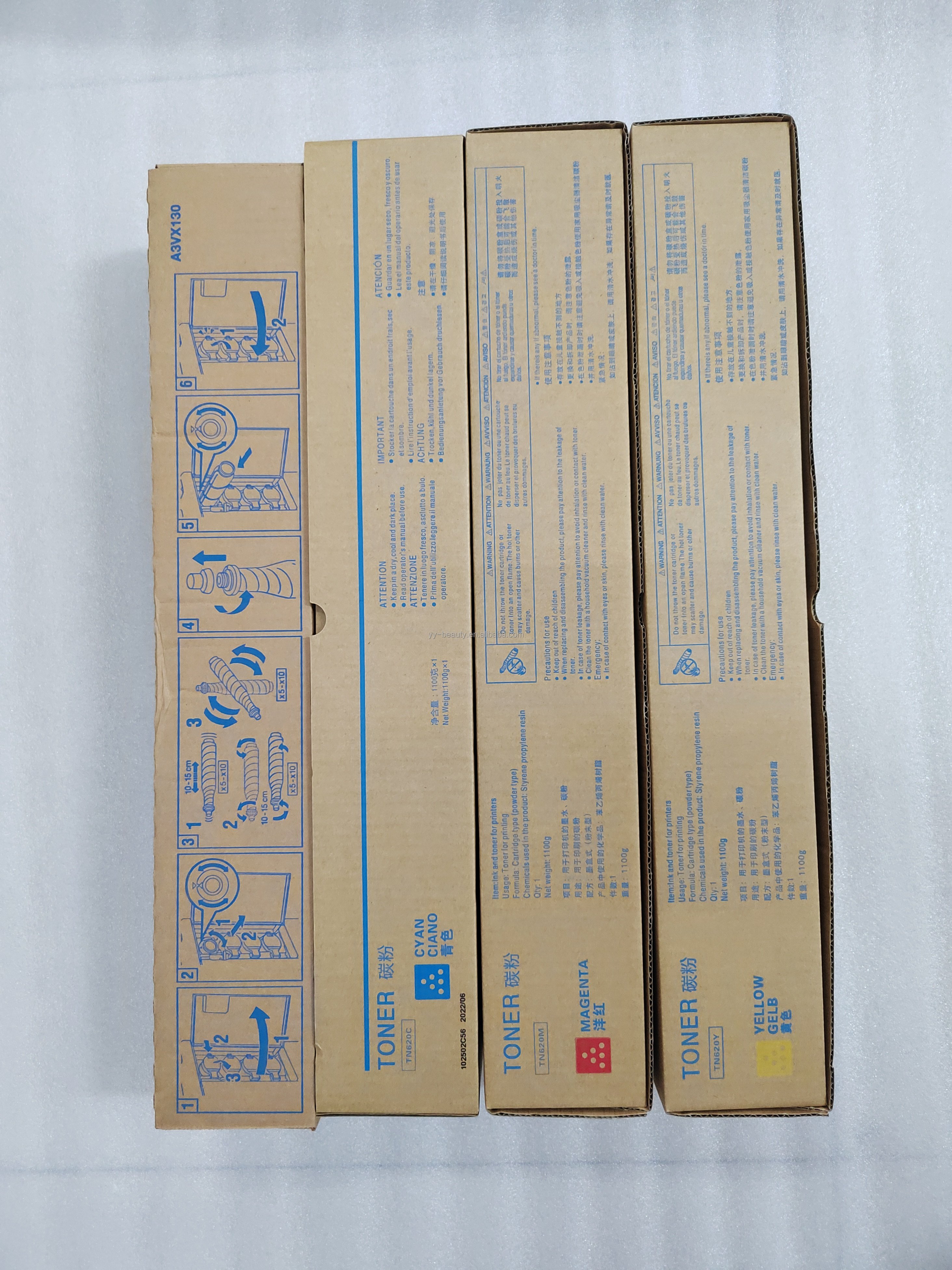 Toner Cartridge For Konica Minolta Bizhub C1060 C1070 C2070 c3070 TN620 Tn619 Brother toner