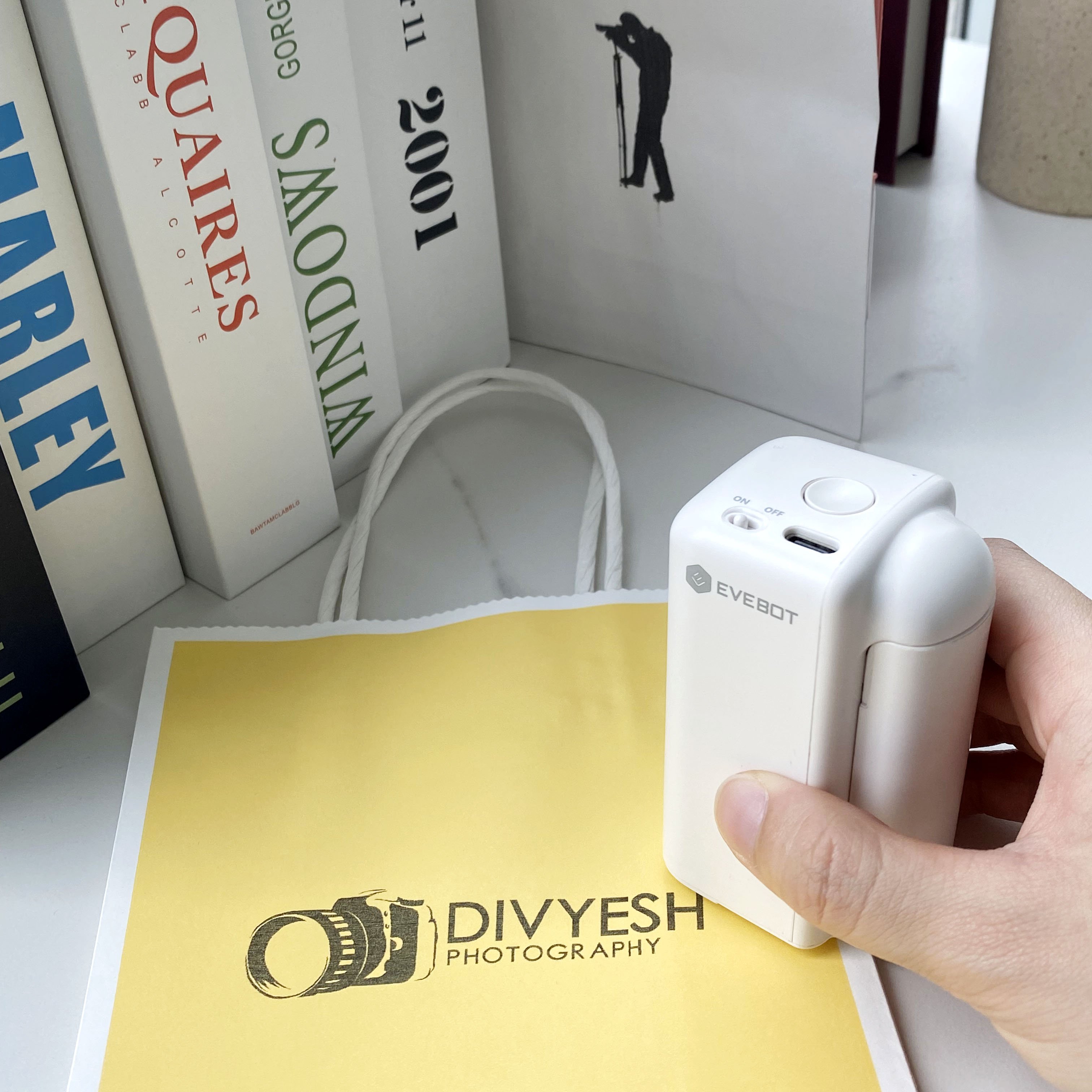Evebot Printpods DIY Children Gift Family Christmas Present CE Certificate Portable Inkjet Printers Handheld Digital Machine