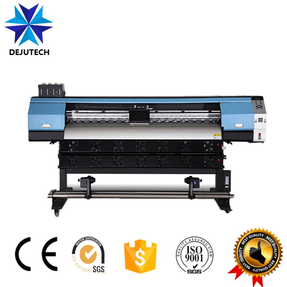 Guangzhou Deju 1.6m 4 color small eco-solvent printer for sale