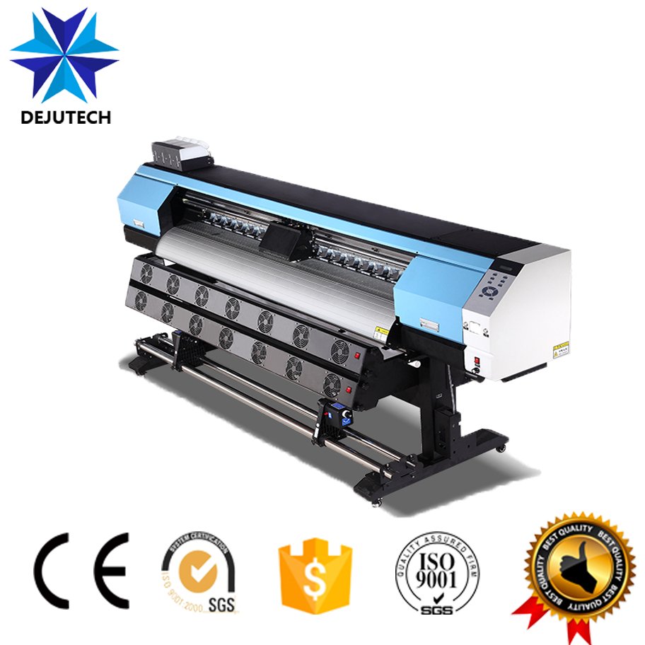 Guangzhou Deju 1.6m 4 color small eco-solvent printer for sale