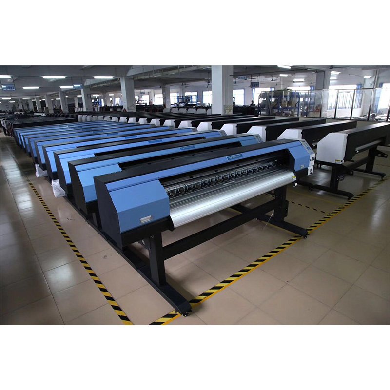 Guangzhou Deju 1.6m 4 color small eco-solvent printer for sale