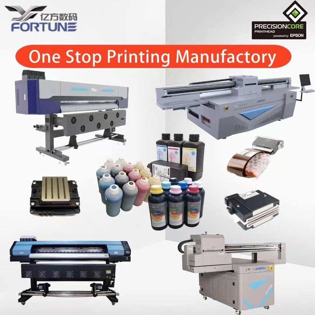 YF 3200mm large format Hybrid UV Printer Roll to Roll All-in-one Inkjet Printer for Canvas Bags Metal Board UV Printing