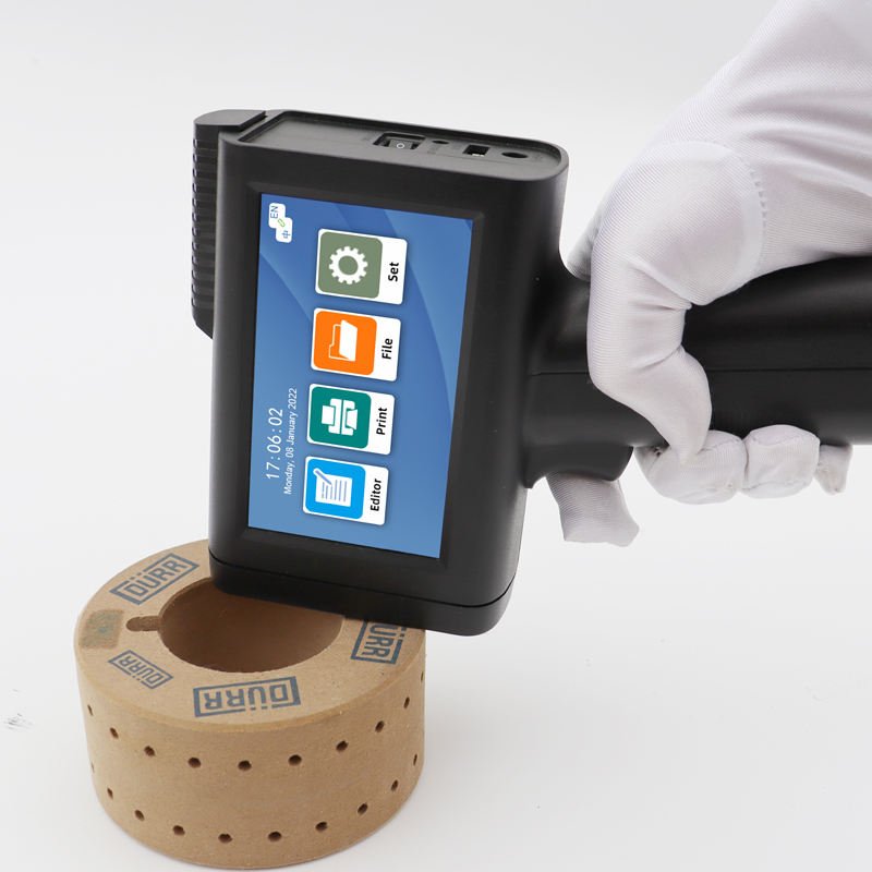 Handheld Inkjet Printer Print Date Coder Batch Batch Number Inkjet Carton Outer Packaging Box Inkjet Gun