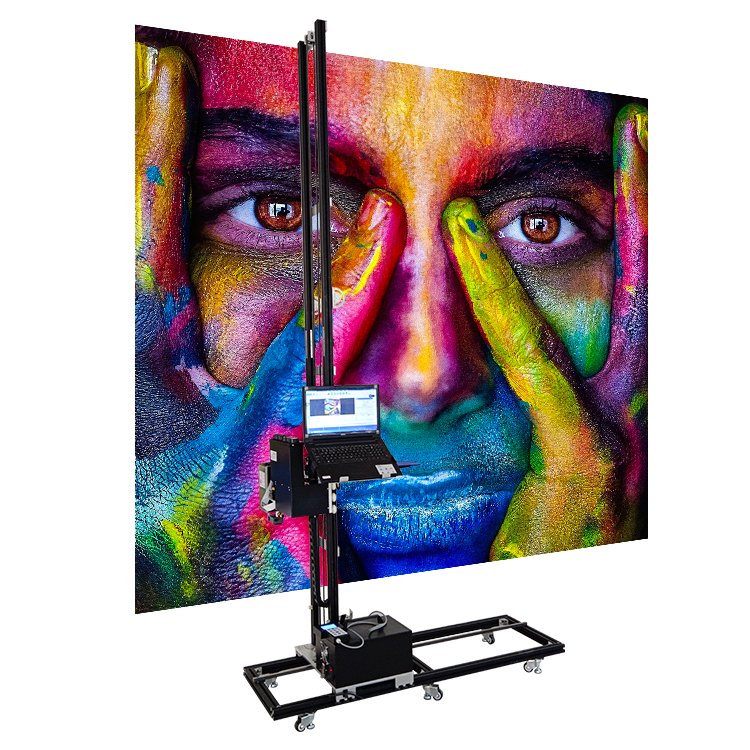 7d wall painter robot automatic wall panel 3d vertical mural printer printing machine for walls