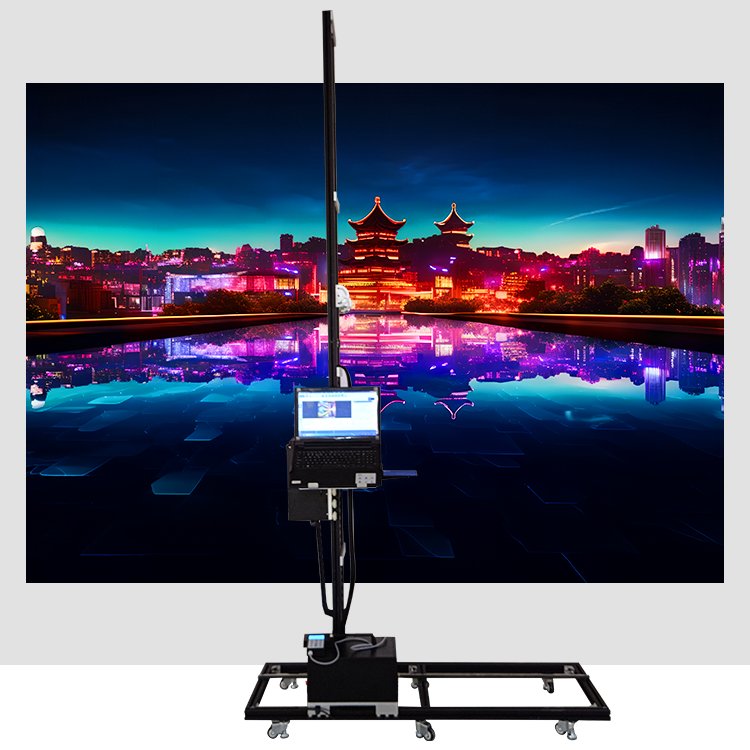 7d wall painter robot automatic wall panel 3d vertical mural printer printing machine for walls