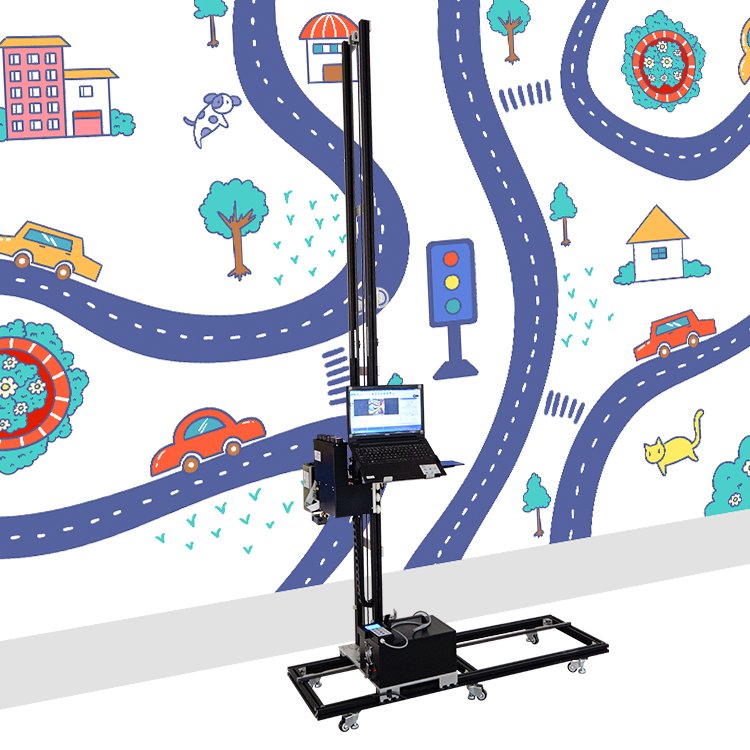 7d wall painter robot automatic wall panel 3d vertical mural printer printing machine for walls