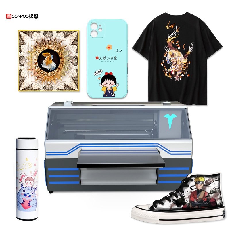Hot Sale A2 A3 SIZE UV Print Machine 5040 New UV Flatbed Printer 2021 Welcomed From Factory